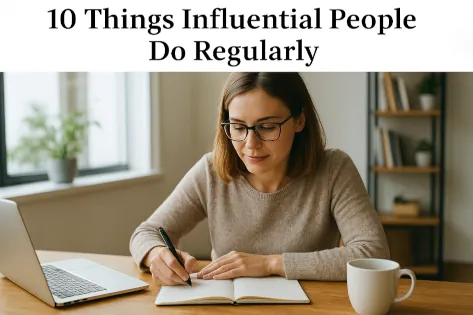 10 Things Influential People Do Regularly